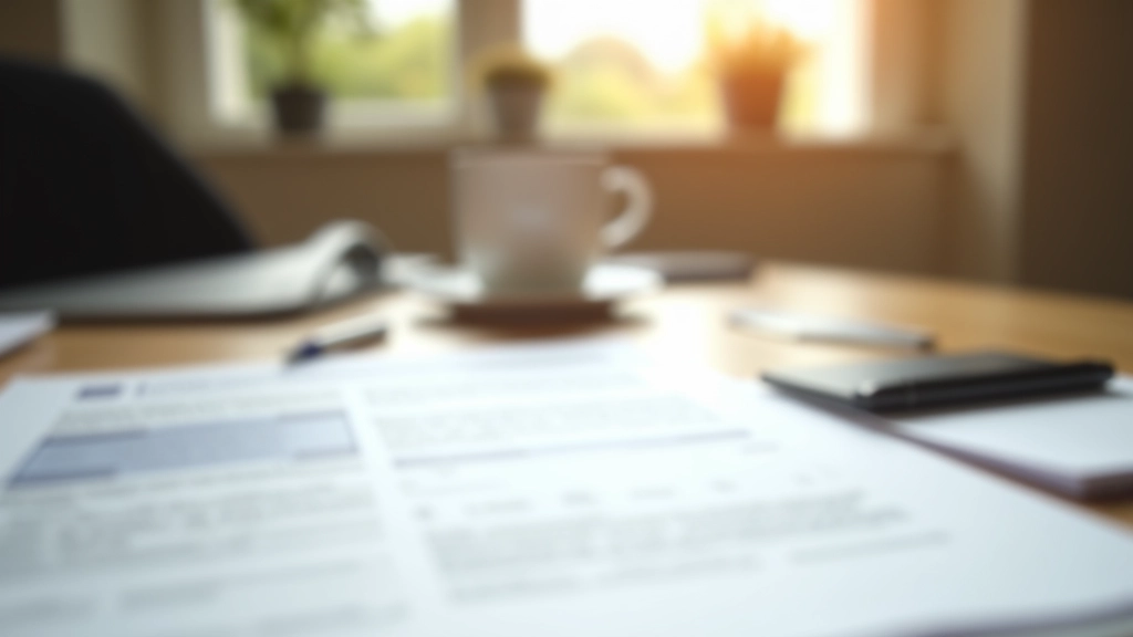 Professionelle Erbschaftsplanung mit Dokumenten und Stift auf Schreibtisch